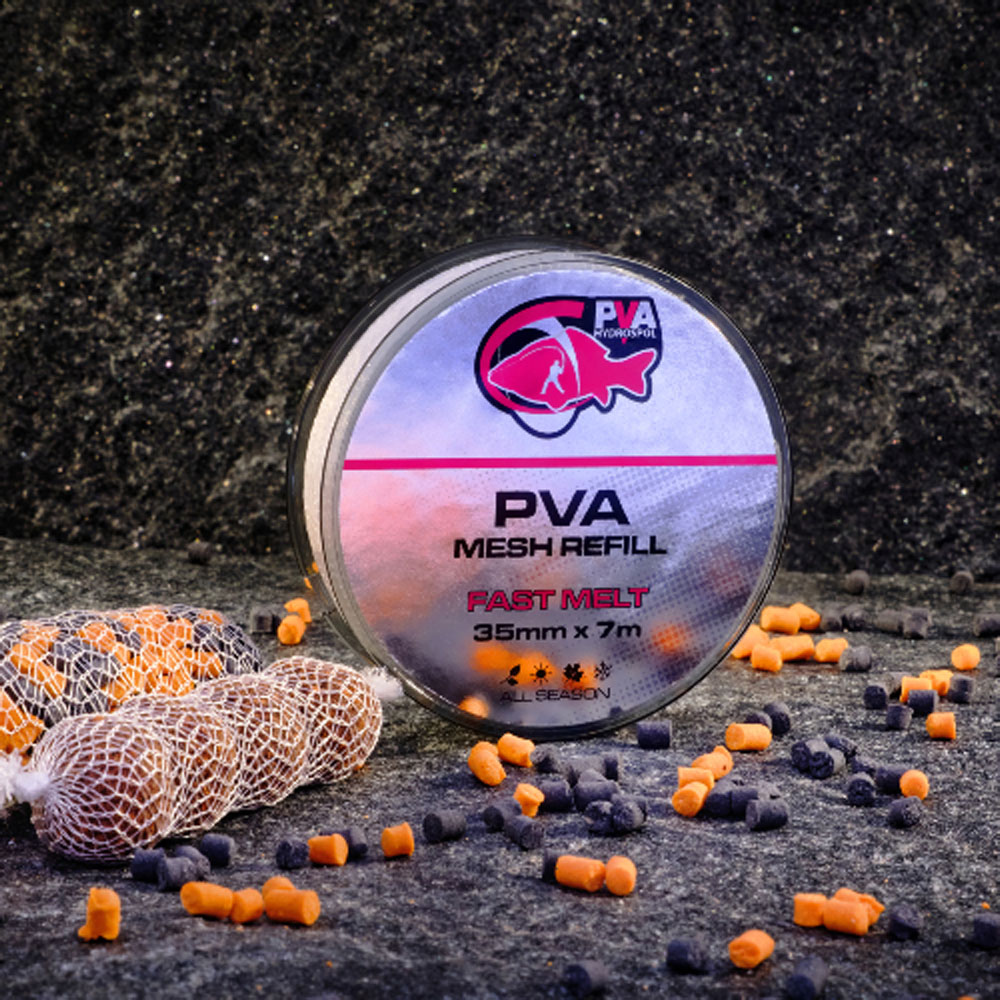 PVA Hydrospol 2 in 1 PVA Mesh System 25mm & 35mm 7m+7m Slow Melt Re