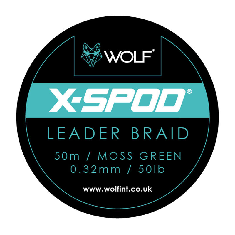 WOLF - X-Spod braided shock leader 50lb X 50m